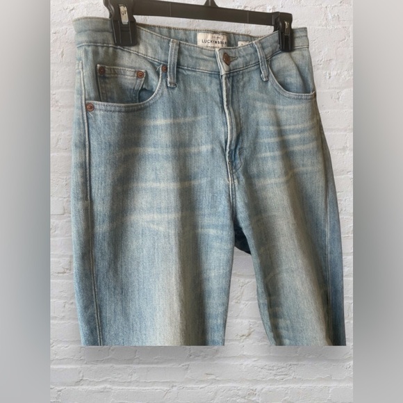 Lucky Brand Bridgette High Rise Cropped Mini Boot Jean in light wash Sz 6/28 - Picture 4 of 11